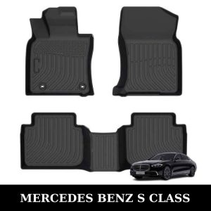 Thảm lót sàn xe ô tô Mercedes Benz S-Class chất liệu TPE khuôn đúc nguyên khối tràn viền cao cấp