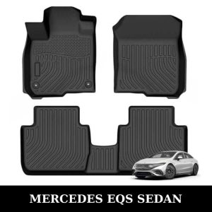 Thảm lót sàn xe ô tô Mercedes EQS Sedan chất liệu TPE khuôn đúc nguyên khối tràn viền cao cấp