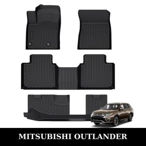 Thảm lót sàn xe ô tô Mitsubishi Outlander chất liệu TPE khuôn đúc nguyên khối tràn viền cao cấp