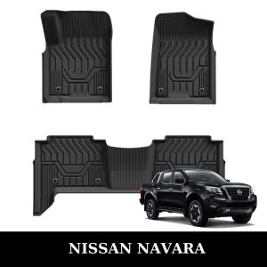 Thảm lót sàn xe ô tô Nissan Navara chất liệu TPE khuôn đúc nguyên khối tràn viền cao cấp