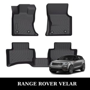 Thảm lót sàn xe ô tô Range Rover Velar chất liệu TPE khuôn đúc nguyên khối tràn viền cao cấp