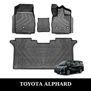 Thảm lót sàn ô tô Toyota Alphard 2016-2024 đúc 3D chất liệu TPE
