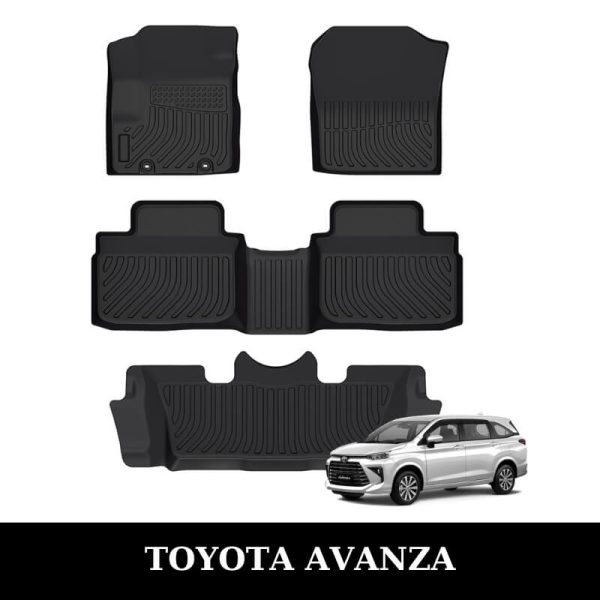 Thảm lót sàn ô tô Toyota Avanza 2022-2024 đúc 3D vừa khít sàn