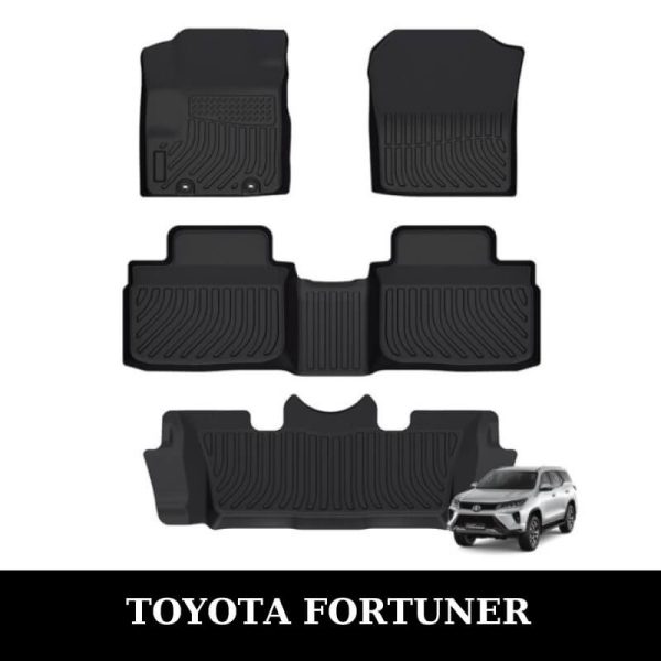 Thảm lót sàn ô tô Toyota Fortuner 2017-2024 TPE sang trọng