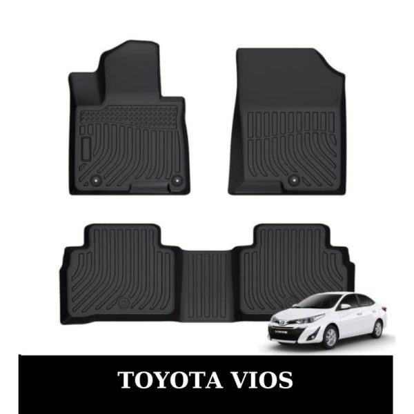 Thảm lót sàn xe ô tô chất liệu TPE khuôn đúc nguyên khối tràn viền cao cấp