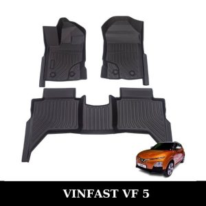 Thảm lót sàn xe ô tô VinFast VF5 chất liệu TPE khuôn đúc nguyên khối tràn viền cao cấp