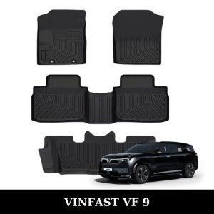 Thảm lót sàn xe ô tô VinFast VF 9 VinFast VF9 chất liệu TPE khuôn đúc nguyên khối tràn viền cao cấp