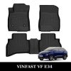 Thảm lót sàn xe ô tô VinFast VF e34 chất liệu TPE khuôn đúc nguyên khối tràn viền cao cấp