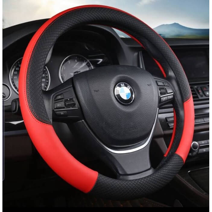 Bọc vô lăng xe BMW chất liệu da nhân tạo (PU)