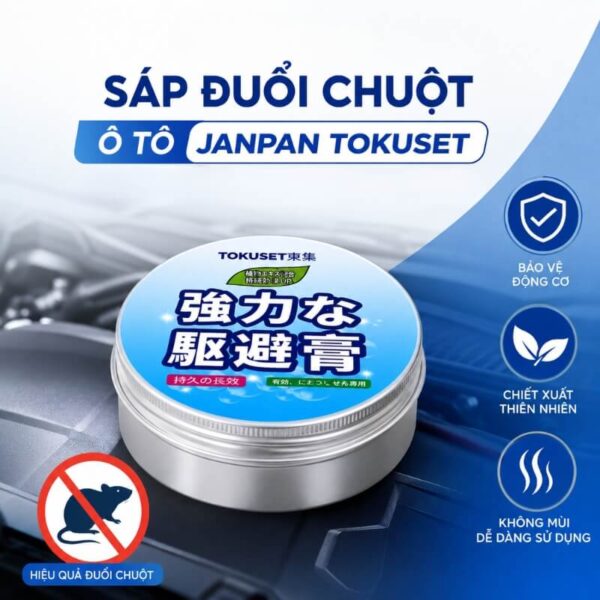 Sáp đuổi chuột ô tô Janpan Tokuset nhập khẩu