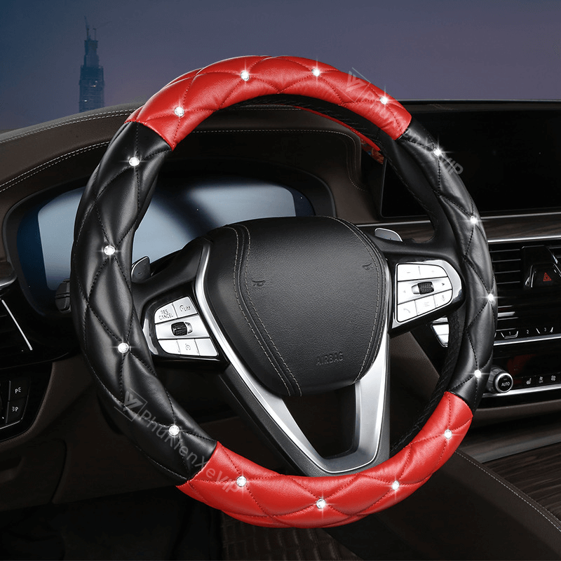 Bọc vô lăng Mercedes Benz A Class đính hạt cườm