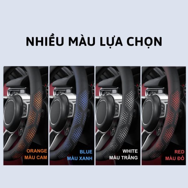 Bọc vô lăng Da Nappa cao cấp, sang trọng