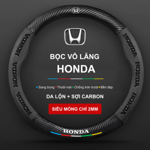 Bọc vô lăng các dòng xe ô tô chất liệu da lộn & vân carbon