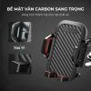 Giá đỡ điện thoại Rundong 3in1 mặt carbon cao cấp cài cửa gió