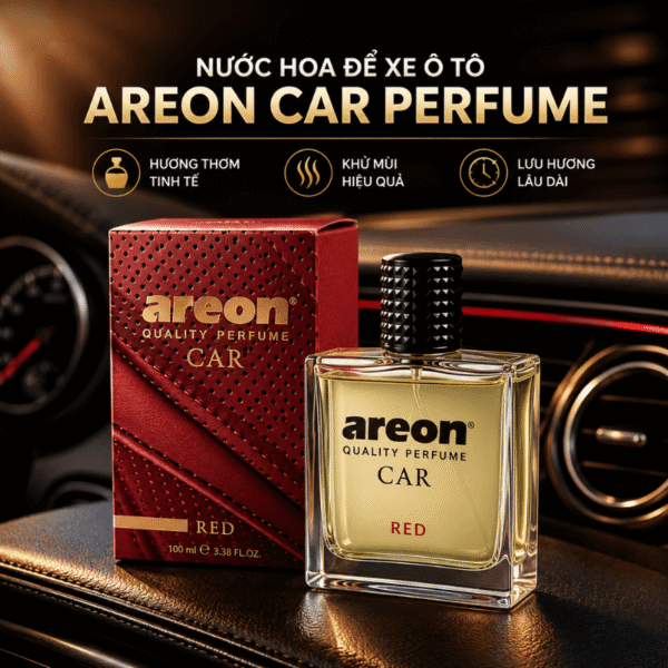 Nước hoa để xe ô tô dạng xịt Areon Car Perfume 100ml cao cấp