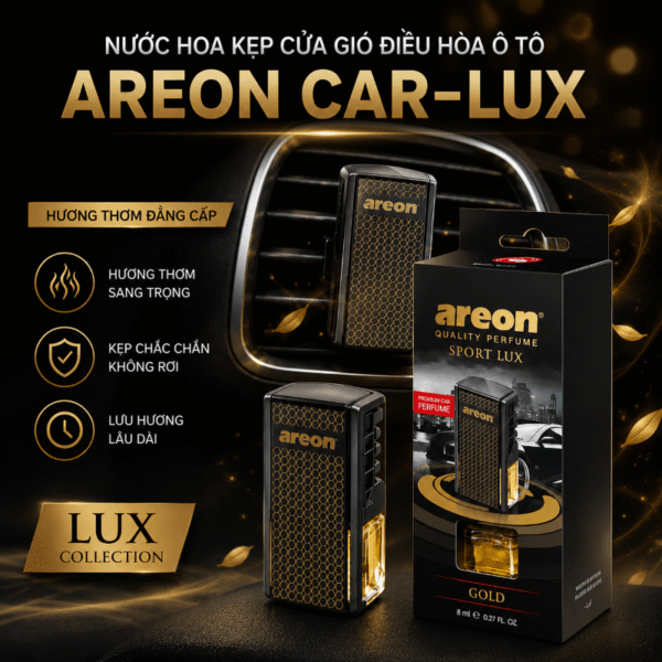 Nước hoa kẹp cửa gió điều hòa ô tô AREON CAR - LUX cao cấp