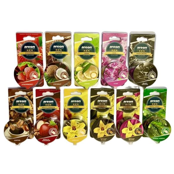 Sáp thơm ô tô AREON KEN 100% tự nhiên, cao cấp