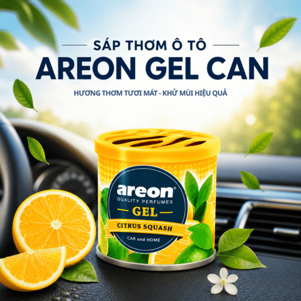 Sáp thơm ô tô Gel cao cấp Areon Gel Can