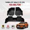 Thảm lót sàn xe ô tô KIA Seltos chất liệu TPE khuôn đúc nguyên khối tràn viền cao cấp