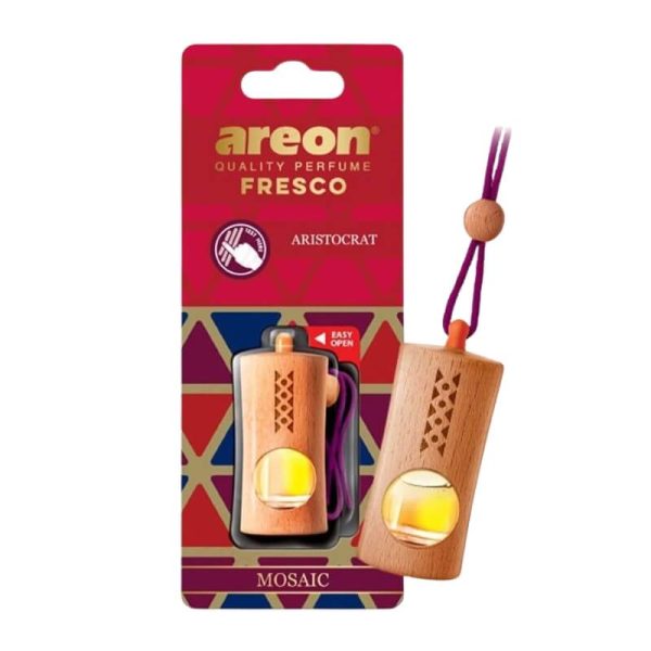 Tinh dầu treo xe ô tô AREON FRESCO MOSAIC hương Aristocrat