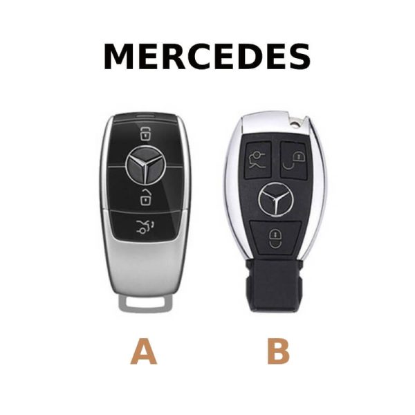 Bảng mẫu chìa khóa các dòng ốp kim loại Mercedes đẳng cấp