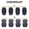Bảng mẫu chìa khóa ô tô Chevrolet