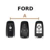 Bảng mẫu chìa khóa các dòng ốp kim loại Ford đẳng cấp