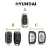 Bảng mẫu chìa khóa ô tô Hyundai