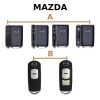 Bảng mẫu chìa khóa ô tô Mazda