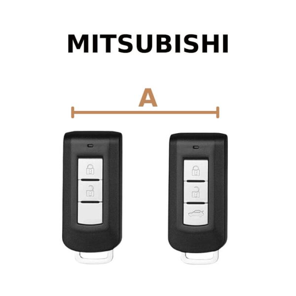 Bảng mẫu chìa khóa ô tô Mitsubishi