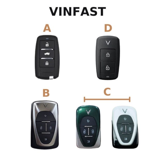 Bảng mẫu chìa khóa ô tô VinFast