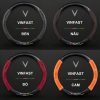 Bọc vô lăng VinFast Da lộn 3D & Sợi Carbon cao cấp