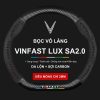 Bọc vô lăng xe VinFast Lux SA2.0 Da lộn 3D & Sợi Carbon cao cấp