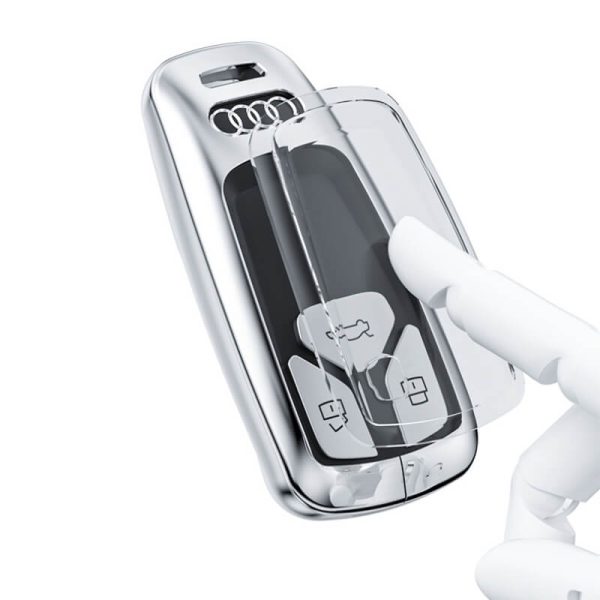 Ốp kim loại bọc chìa khoá ô tô Audi đẳng cấp