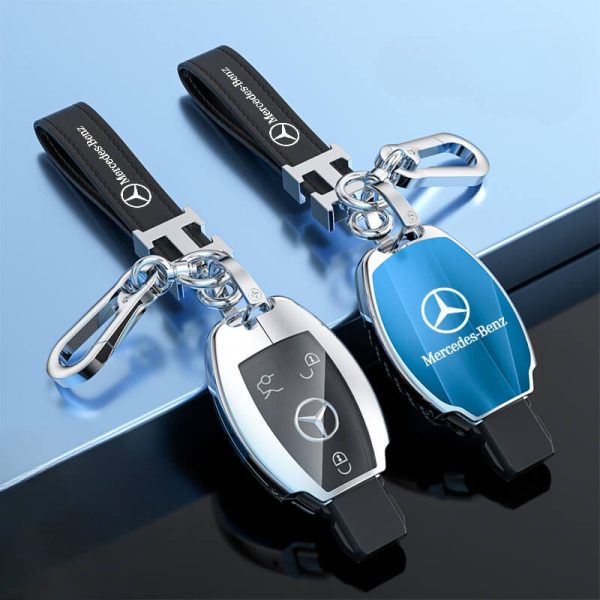 Ốp kim loại bọc chìa khoá ô tô Mercedes đẳng cấp