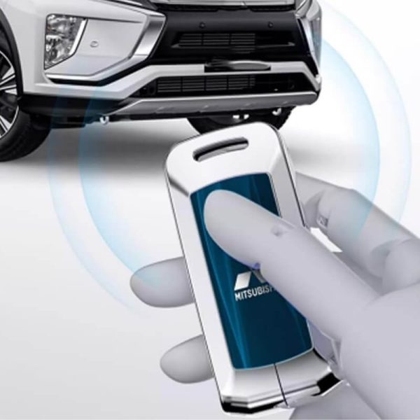 Ốp kim loại bọc chìa khoá ô tô Mitsubishi đẳng cấp