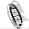Ốp kim loại bọc chìa khóa ô tô Nissan đẳng cấp