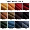 Bảng màu bao da chìa khóa ô tô handmade cao cấp