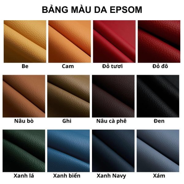 Bảng màu bao da chìa khóa ô tô handmade cao cấp