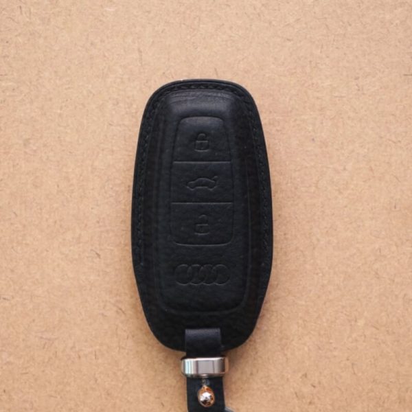 Bao da bọc chìa khóa ô tô Audi da Epsom sang trọng