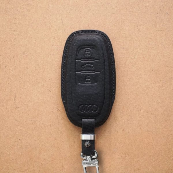 Bao da bọc chìa khóa ô tô Audi da Epsom sang trọng
