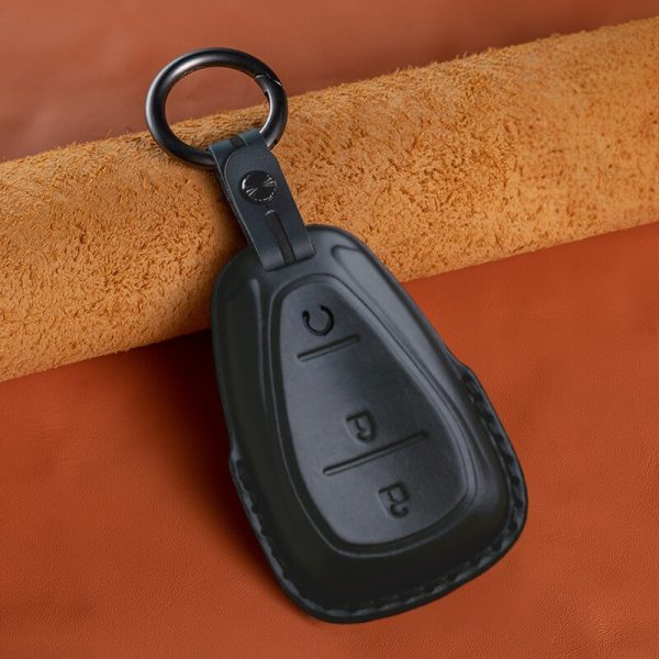 Bao da bọc chìa khoá ô tô Chevrolet da bò sang trọng