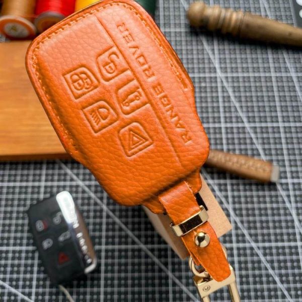 Bao da bọc chìa khóa ô tô Land Rover da Epsom sang trọng