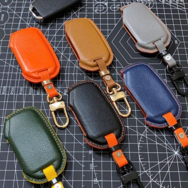 Bao da bọc chìa khóa ô tô KIA handmade cao cấp
