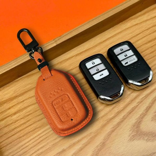 Bao da bọc chìa khoá ô tô Honda da Epsom sang trọng