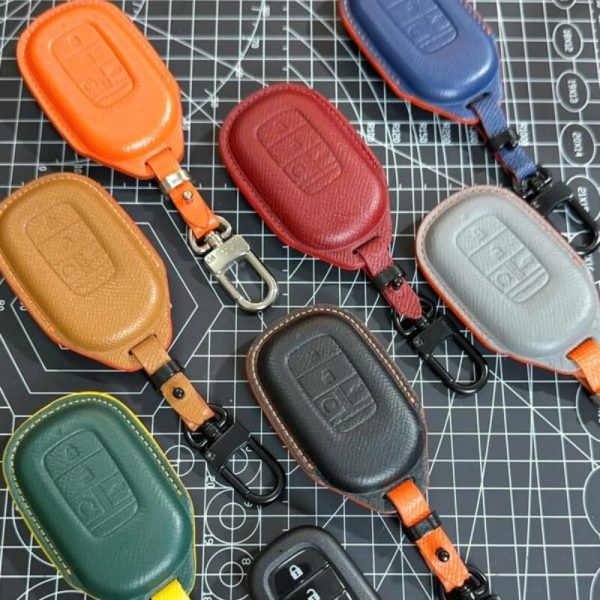 Bao da bọc chìa khoá ô tô Honda da Epsom sang trọng