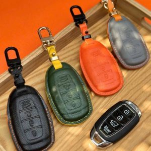 Bao da bọc chìa khoá ô tô Hyundai da Epsom sang trọng