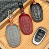 Bao da bọc chìa khoá ô tô Hyundai da Epsom sang trọng