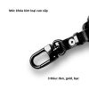 Móc khóa kim loiaj cao cấp, 3 màu đen, gold, bạc