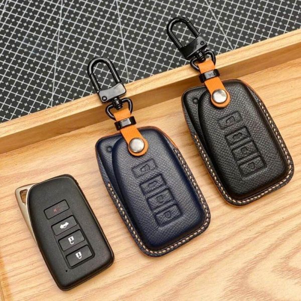 Bao da bọc chìa khóa ô tô Lexus handmade cao cấp